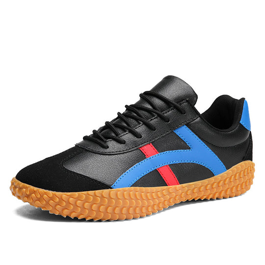 Unisex nan retro-urbaner Mesh-Sneaker mit profilierter Gummilaufsohle und Veloursleder-Zehenkappe R&B