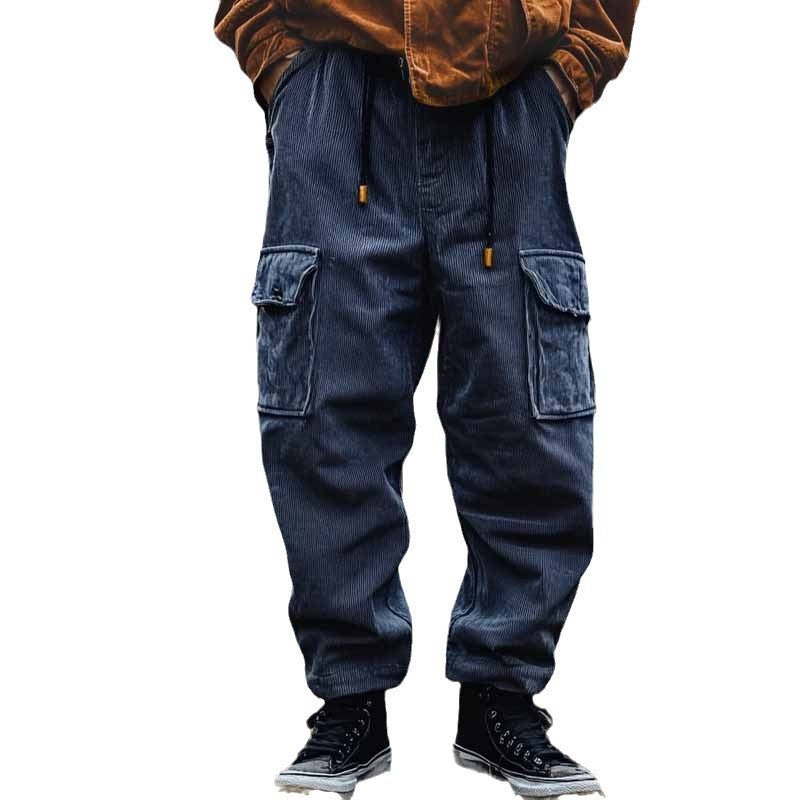 Herren bequeme Cargo-Hose mit seitlichen Taschen im lässigen Design