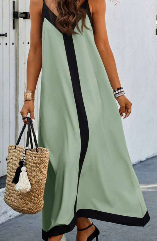 Damen Maxikleid mit elegantem Schnitt R&B