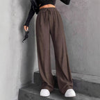 Damen weite Plisseehose R&B