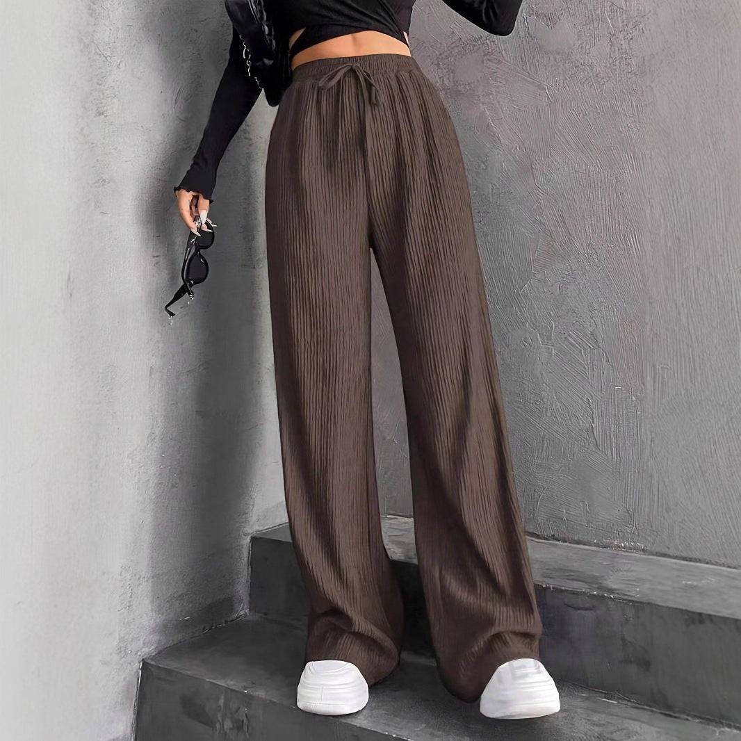 Damen weite Plisseehose R&B