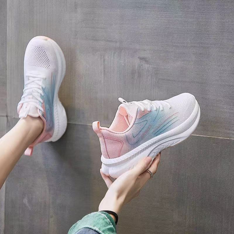 Damen Hochwertige Lauf- und Freizeitsneaker mit atmungsaktivem Obermaterial und gepolsterter Sohle R&B