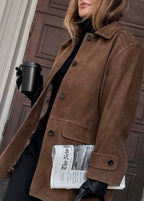 R&B | Wildleder Button-Up Jacke