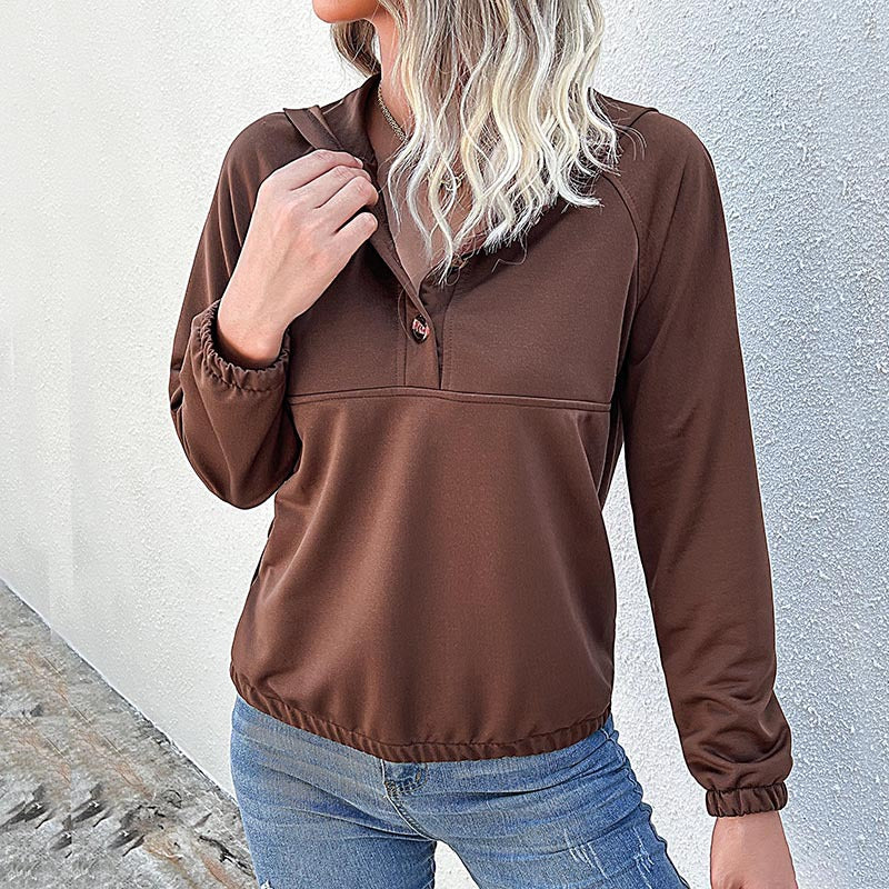 Damen Sportlicher Hoodie R&B