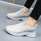 Damen Modische Laufschuhe mit atmungsaktivem Obermaterial und flexibler Dämpfung R&B