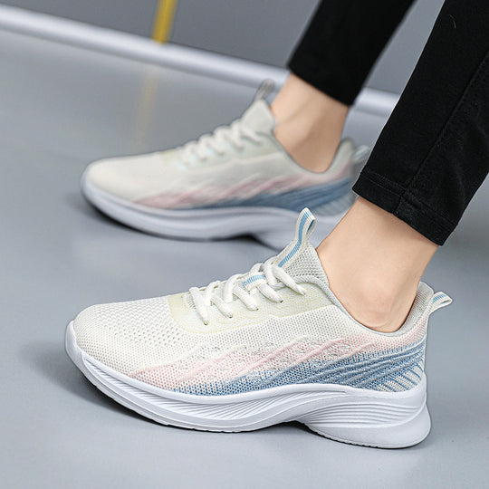 Damen Modische Laufschuhe mit atmungsaktivem Obermaterial und flexibler Dämpfung R&B