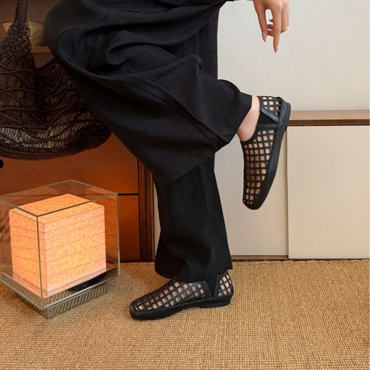Damen Flexible und atmungsaktive Clogs mit offenem Design