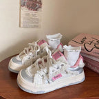 Damen Sneakers mit trendigem Kunstfell und bequemer Sohle R&B