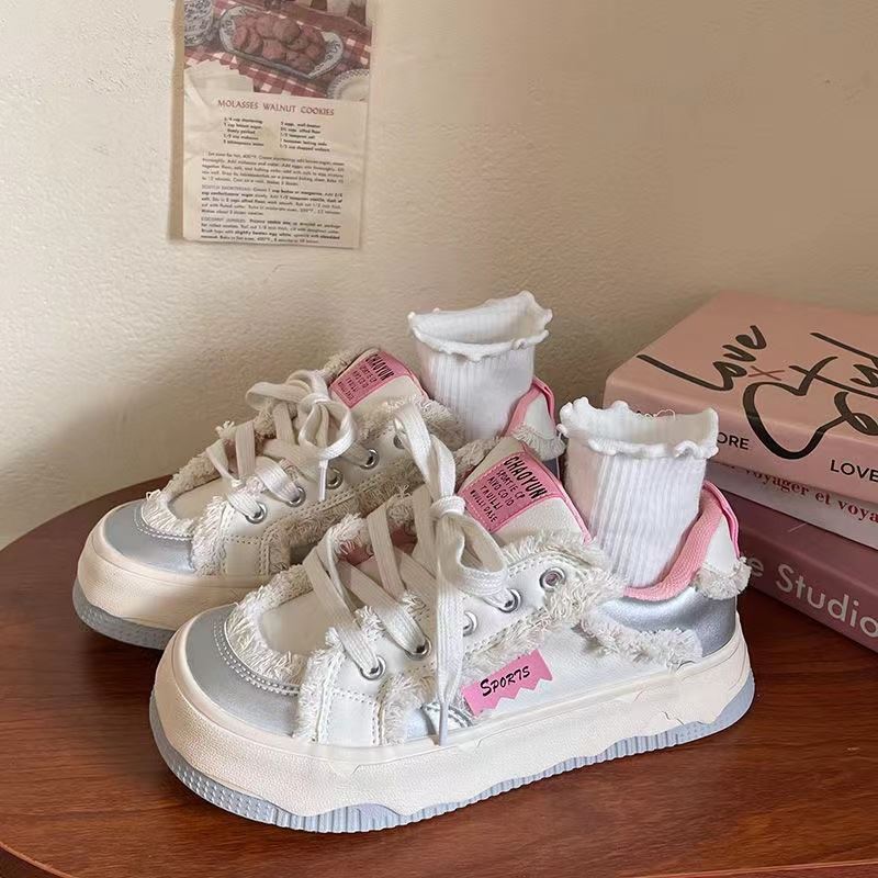 Damen Sneakers mit trendigem Kunstfell und bequemer Sohle R&B