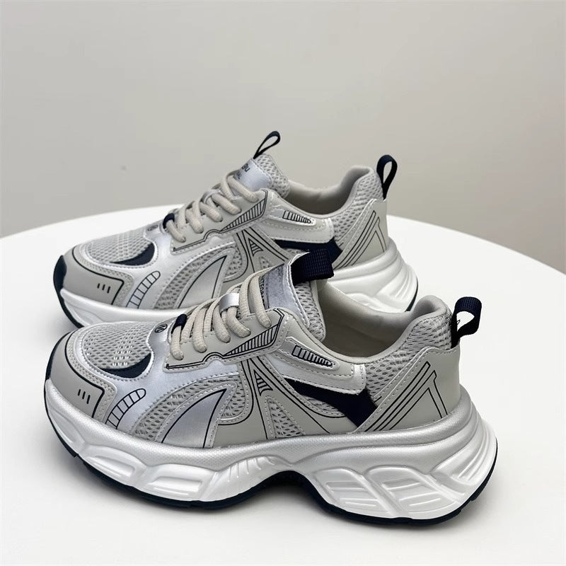 Damen Sportliche Laufsneaker mit atmungsaktiver Mesh-Technologie und dämpfendem Sohlenprofil R&B