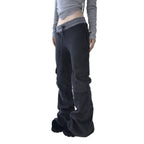 Damen Weite Cargo-Hose mit elastischem Bund und praktischen Taschen R&B