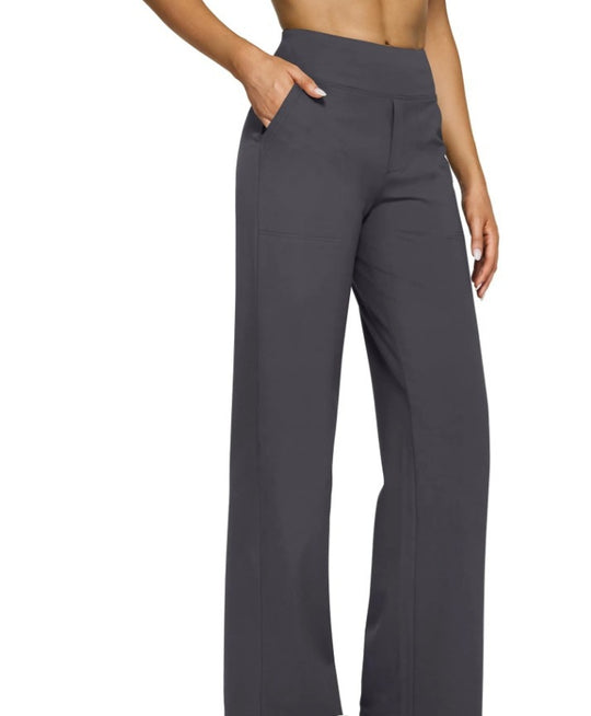 Damen Weitgeschnittene Lounge-Hose mit elastischem Bund R&B