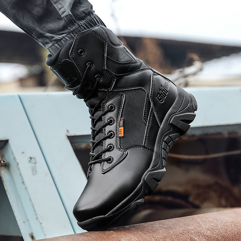 Damen Militärische Wanderstiefel mit rutschfester Sohle