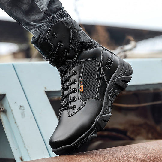 Damen Militärische Wanderstiefel mit rutschfester Sohle R&B