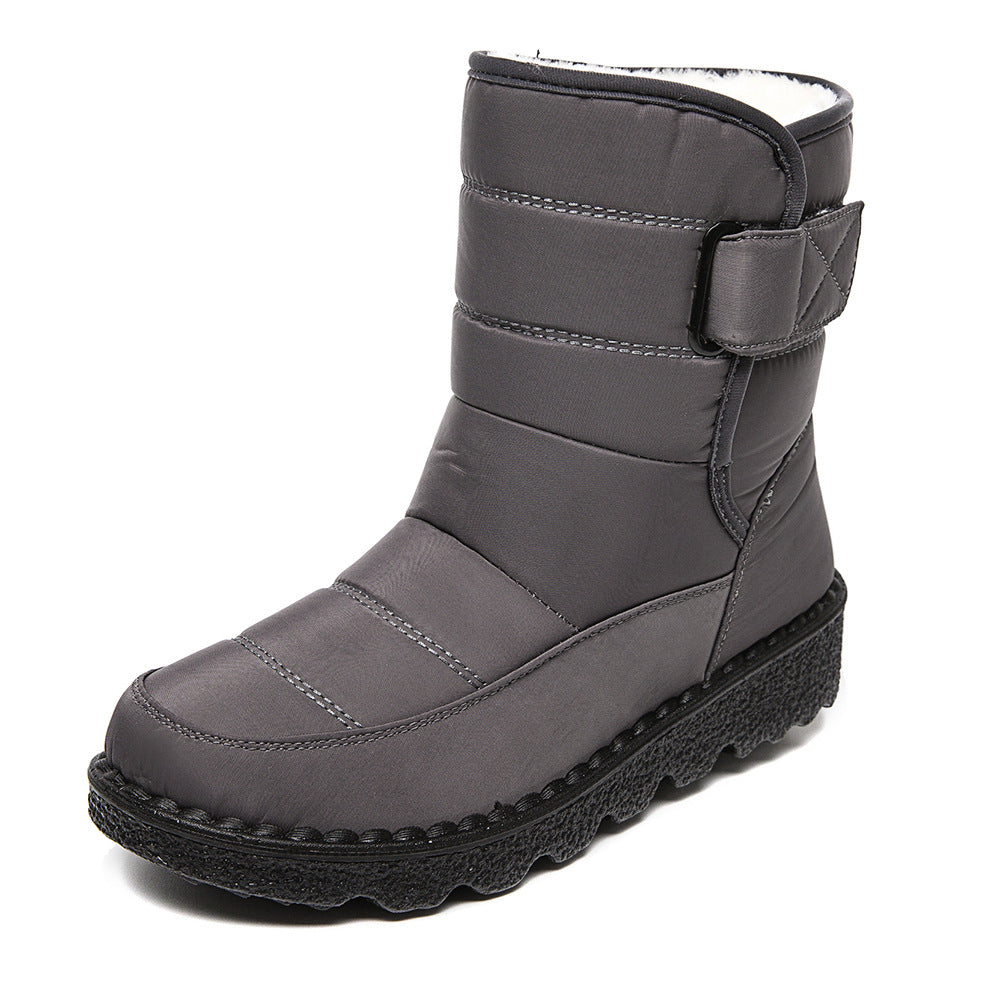 R&B | Wasserdichte High-Top Slip-On Schneestiefel