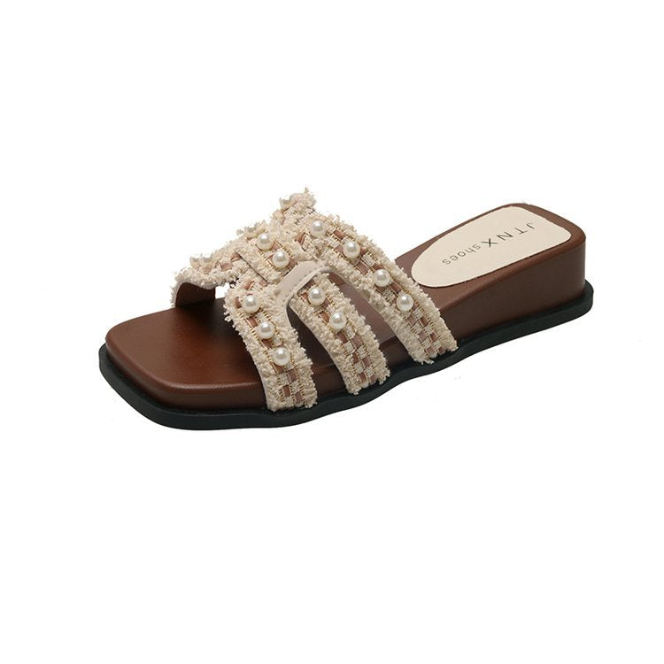 Damen elegante und komfortable Pantoletten R&B