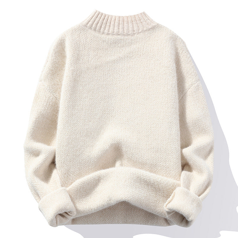 Damen Hochabschließend Pullover mit strukturierter Oberfläche