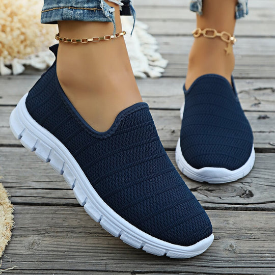 Damen Leichte Slip-On Sneakers mit atmungsaktivem Obermaterial R&B