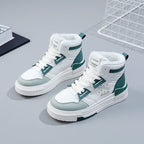 Damen Hohe Sneakers mit kuscheligem Innenfutter und modischem Akzent R&B