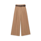 Damen weite Hochbundhose mit abnehmbarem Gürtel R&B