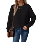 Damen lässiger Strickpullover