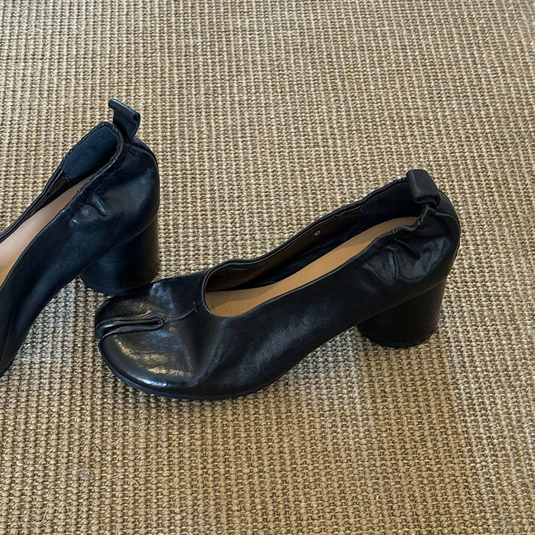 Damen Modische Ballerinas mit elegantem Schnitt und hohem Absatz R&B