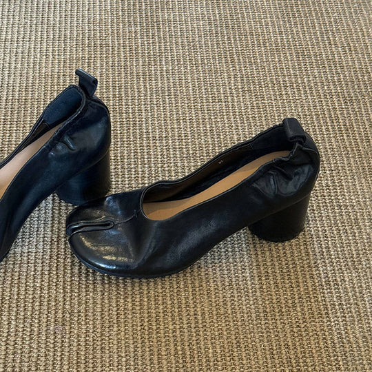 Damen Modische Ballerinas mit elegantem Schnitt und hohem Absatz R&B