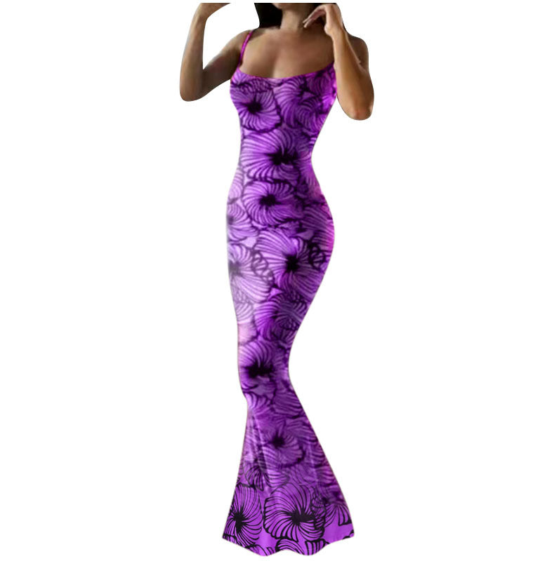 Damen Elegantes Maxikleid mit floralem Print R&B
