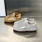 Damen Modische Sneaker mit hochgezogener Sohle und atmungsaktivem Obermaterial R&B