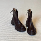 Damen stilvolle Ankle Boots mit praktischem Reißverschluss und robustem Blockabsatz R&B