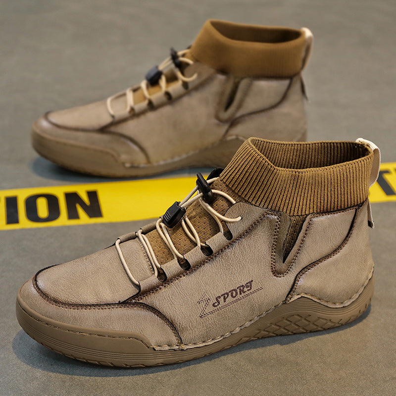 Herren Sportliche Winter-Wanderstiefel mit elastischem Knöchelbereich R&B