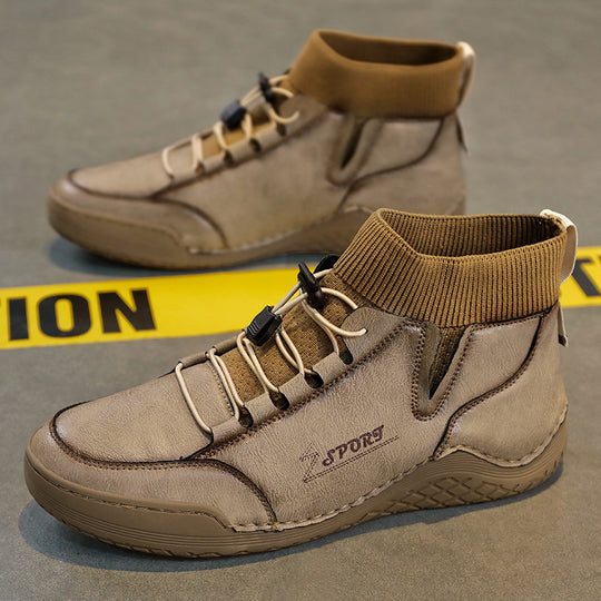 Herren Sportliche Winter-Wanderstiefel mit elastischem Knöchelbereich R&B