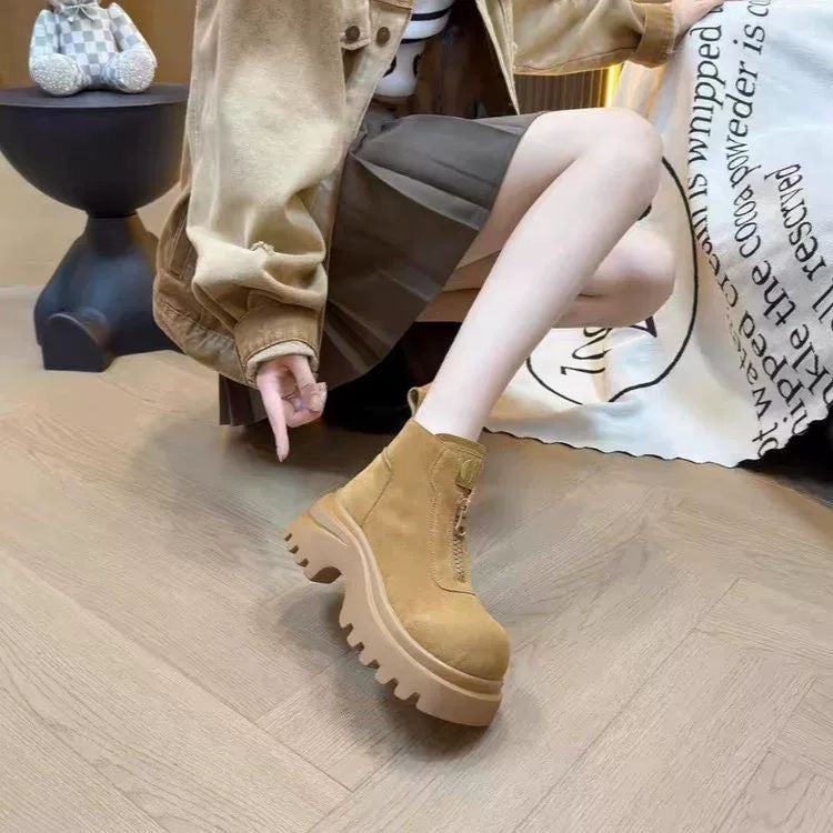 Damen Ankle Boots mit rutschfester Sohle und modischem Design R&B