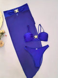 Damen Bikiniset mit transparentem Rock R&B