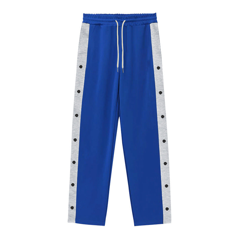 Herren Sportliche Jogginghose mit Knopfleiste und elastischem Bund
