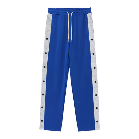 Herren Sportliche Jogginghose mit Knopfleiste und elastischem Bund R&B