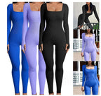 Damen Eleganter Langärmliger Body mit Figurbetontem Schnitt R&B