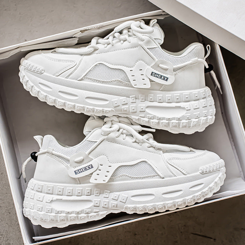 Damen Chunky Sneaker mit atmungsaktiver Mesh-Oberfläche und dämpfender Sohle