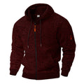 Herren Kapuzensweatjacke mit insbesondere atmungsaktiver Struktur und praktischen Taschen R&B