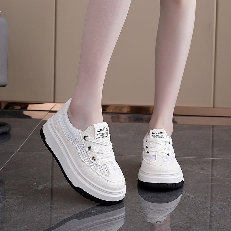 Damen Modische Sneakers mit atmungsaktivem Mesh-Obermaterial und stoßdämpfender Sohle R&B