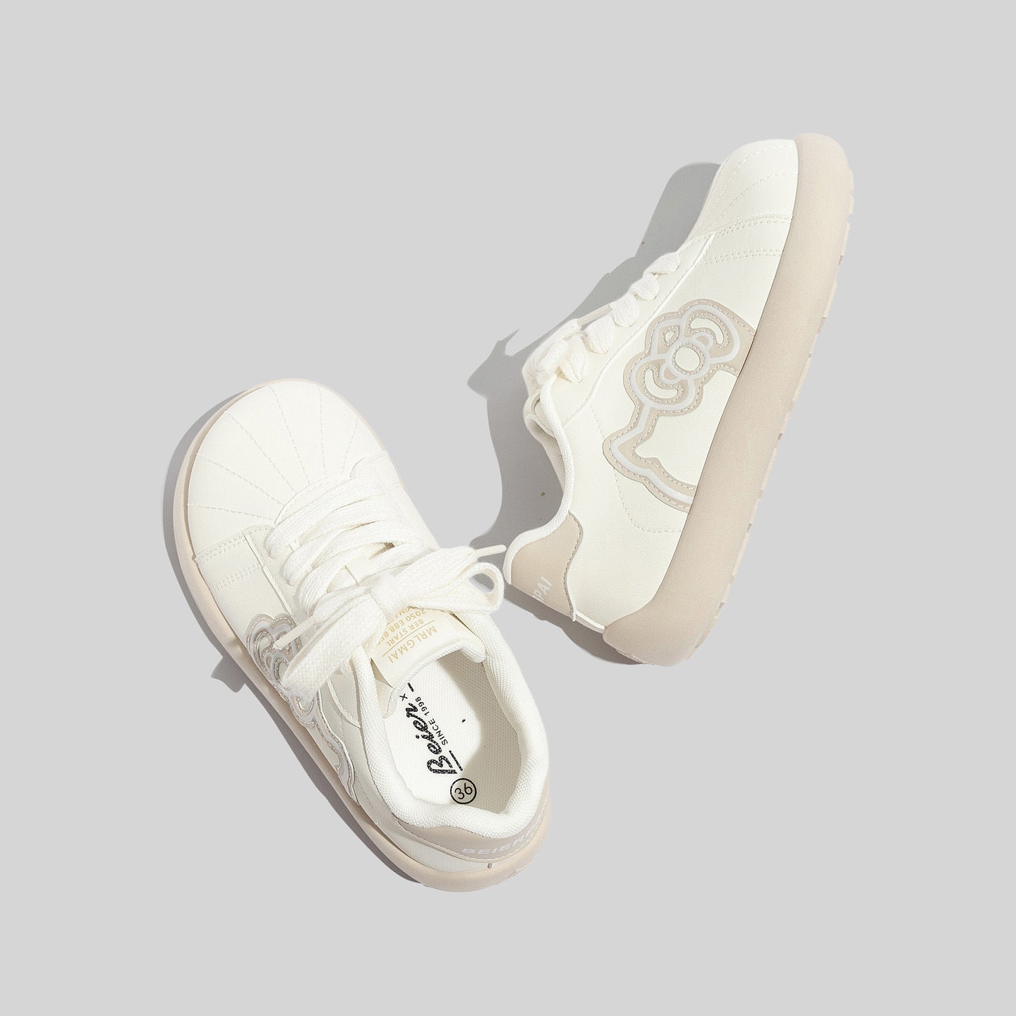 Damen Sneakers mit verspieltem Tiermotiv und weicher Dämpfung