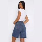 Damen Kurzarm Crop-Top mit fruchtigem Motiv und figurbetontem Schnitt R&B