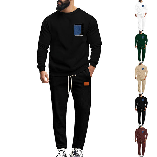 Herren Bequemer Freizeitanzug mit modischem Design und praktischen Taschen R&B