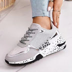 Damen Sportliche Sneaker mit modischem Glitzer-Detail und rutschsicherer Sohle R&B