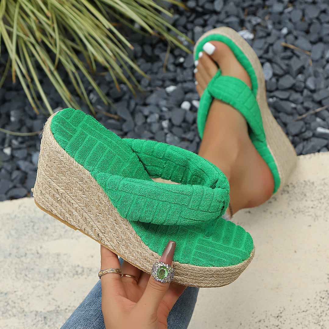 Damen Zehentrenner mit Wedge-Fußbett R&B