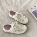 Damen Sneakers mit floralem Spitzen-Design und bequemer Polsterung R&B