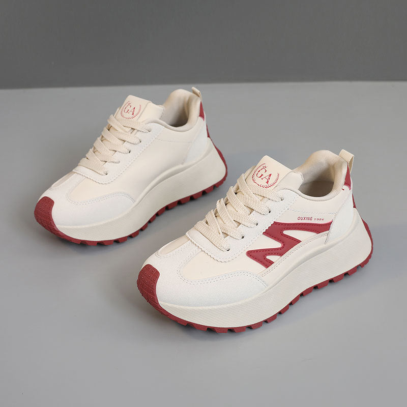 Damen modische Sneakers mit strapazierfähiger Laufsohle und gepolstertem Innenfutter R&B