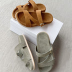 Damen Komfortable Clogs mit modischen Riemen