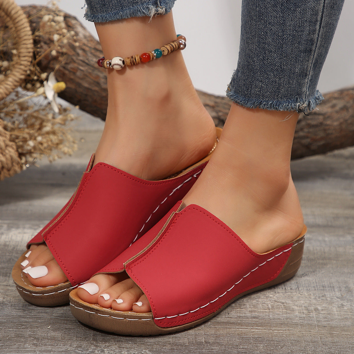 Damen Komfortable Clogs mit ergonomischem Fußbett R&B