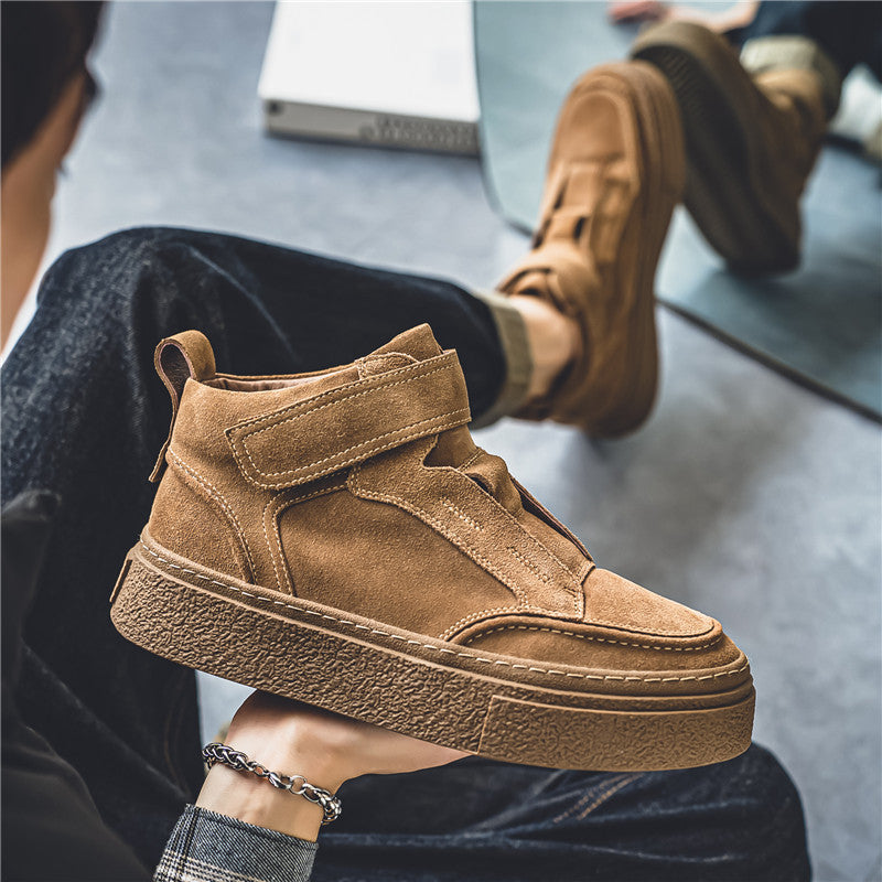 Damen Hohe Sneakers mit elastischer Einschlupf-Oberfläche und robustem Profil R&B